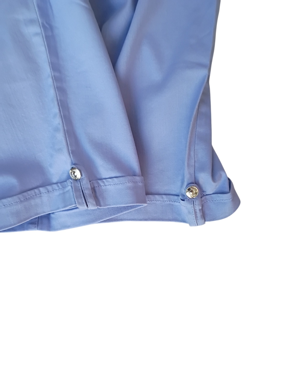 Gloria Vanderbilt Belted Blue Cropped Cuffed Jeans/Pants sz 12 NEW - Picture 7 of 9